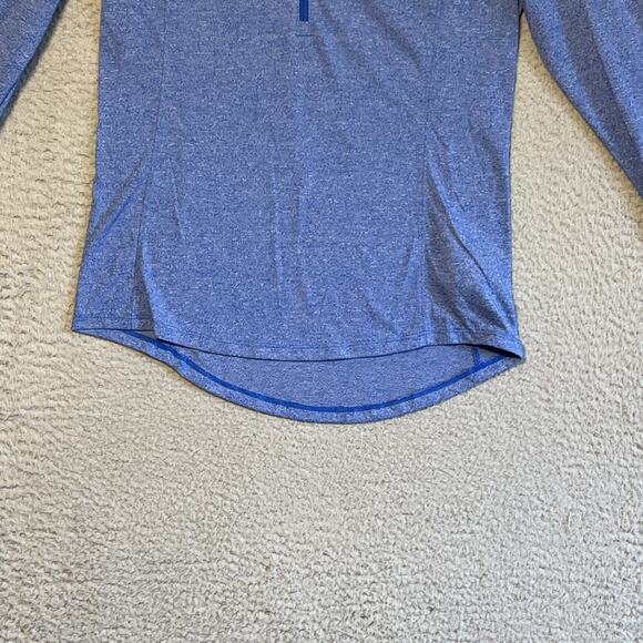 Under Armour Womens Activewear Sweater Small 1/4 Zip Collared Blue Lightweight - Picture 2 of 16